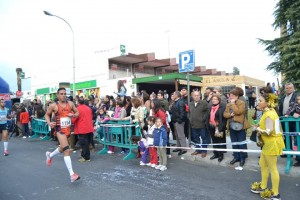 Marcos en su carrera de la San Silvestre en Cordoba el 31-12-12013 .