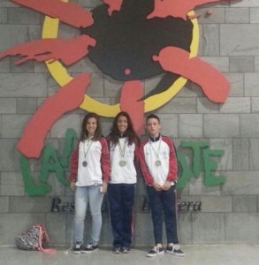 XXXII Campeonato Juegos Escolares de Canarias de atletsimo Cadetes 26-04-2014 en Lanzarote - Expedición Gomera -1 oro -2 platas y 1 bronce .
