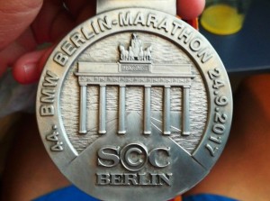 MEDALLA DE FINALISTA 44 MARATÓN DE BERLIN 2017