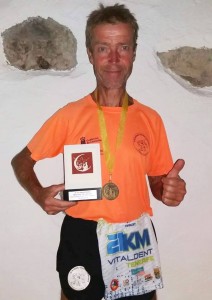 Ralf- Raul 2º Clasificado en la media maraton nocturna puerto de la Cruz 13-1-0-2018..