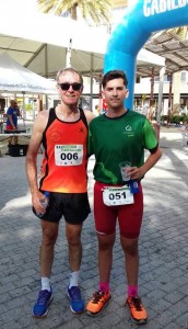 XX Carrera de Montaña de Puntallana 23-09-2018 - Ignacio y Unai, en meta.